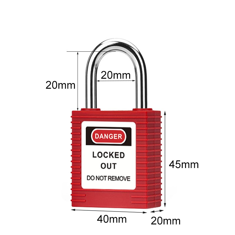 Laminant Emniyet Asma Kilit TS-K41 - Ölçüler